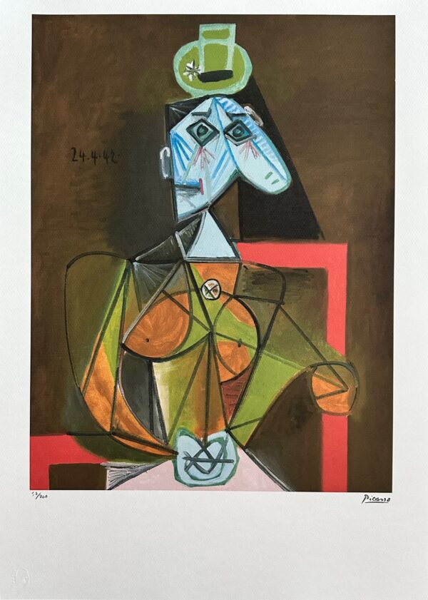 Femme Assise dans un Fauteuil - Pablo Picasso