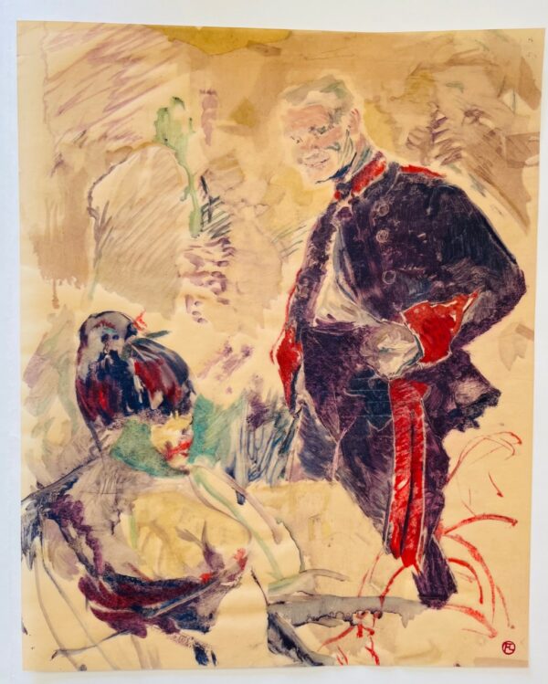Le Couple - Henri De Toulouse Lautrec