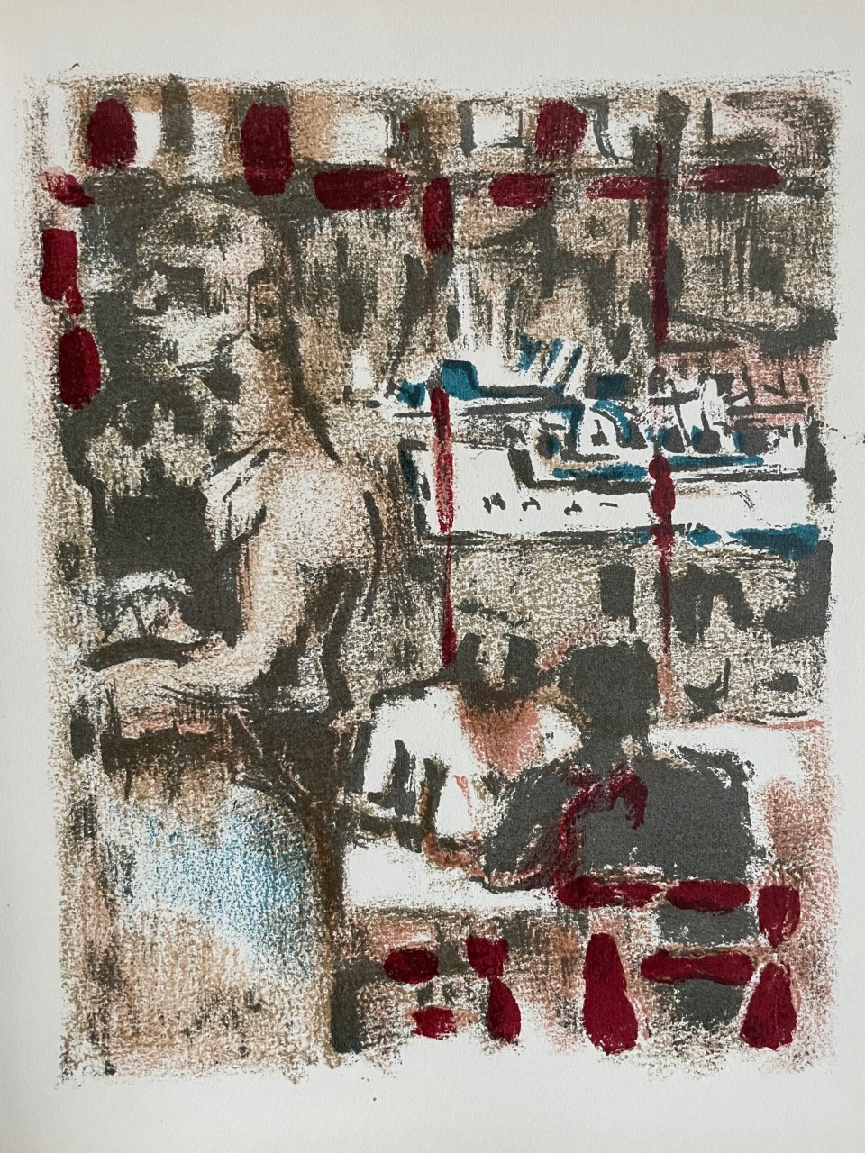 La Terrasse de Café - Alexandre Garbell – Image 1