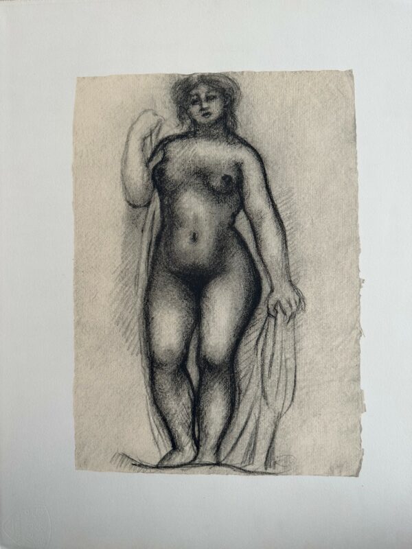 Femme Nue A la Draperie - Aristide Maillol