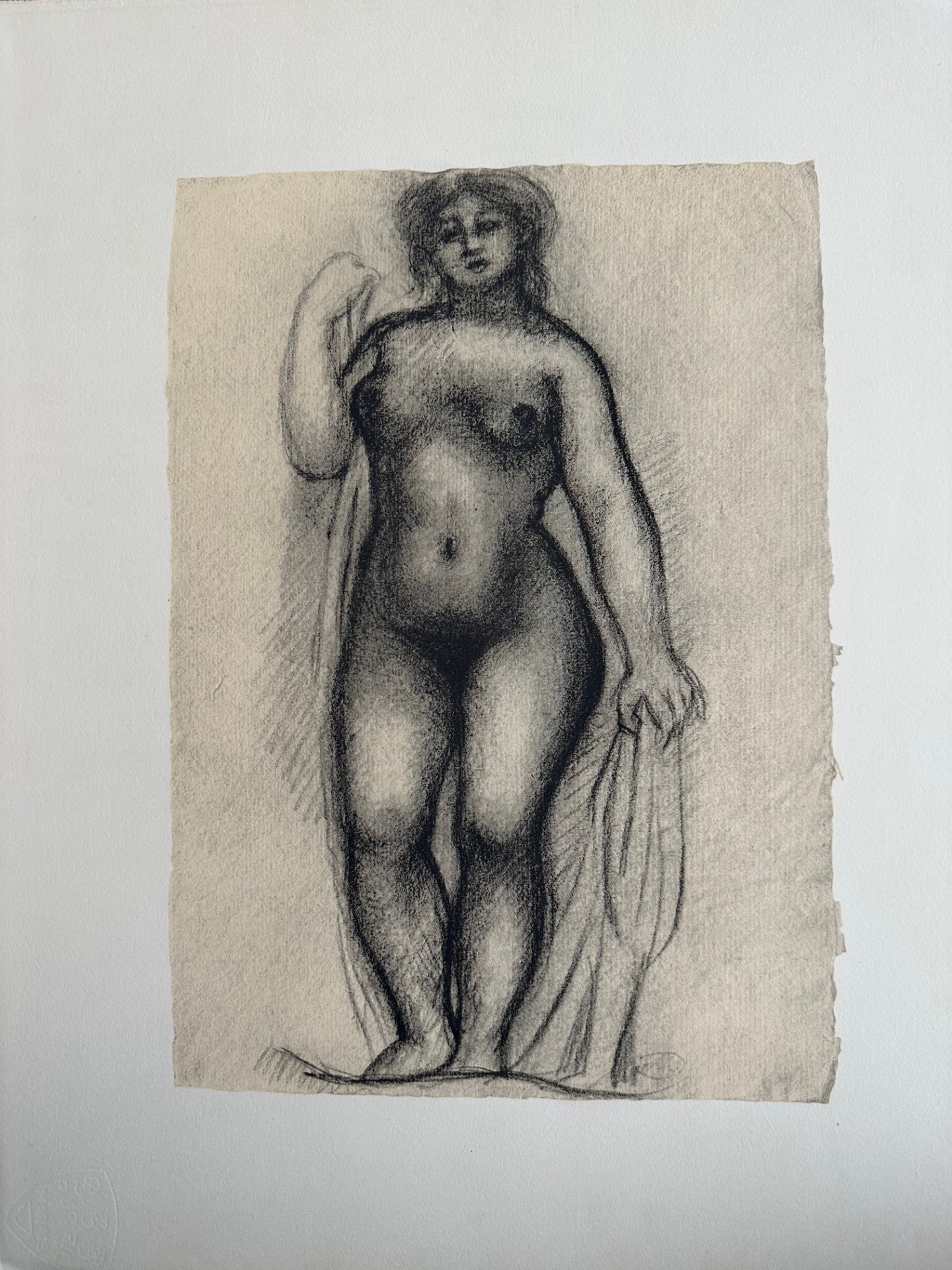 Femme Nue A la Draperie - Aristide Maillol – Image 1