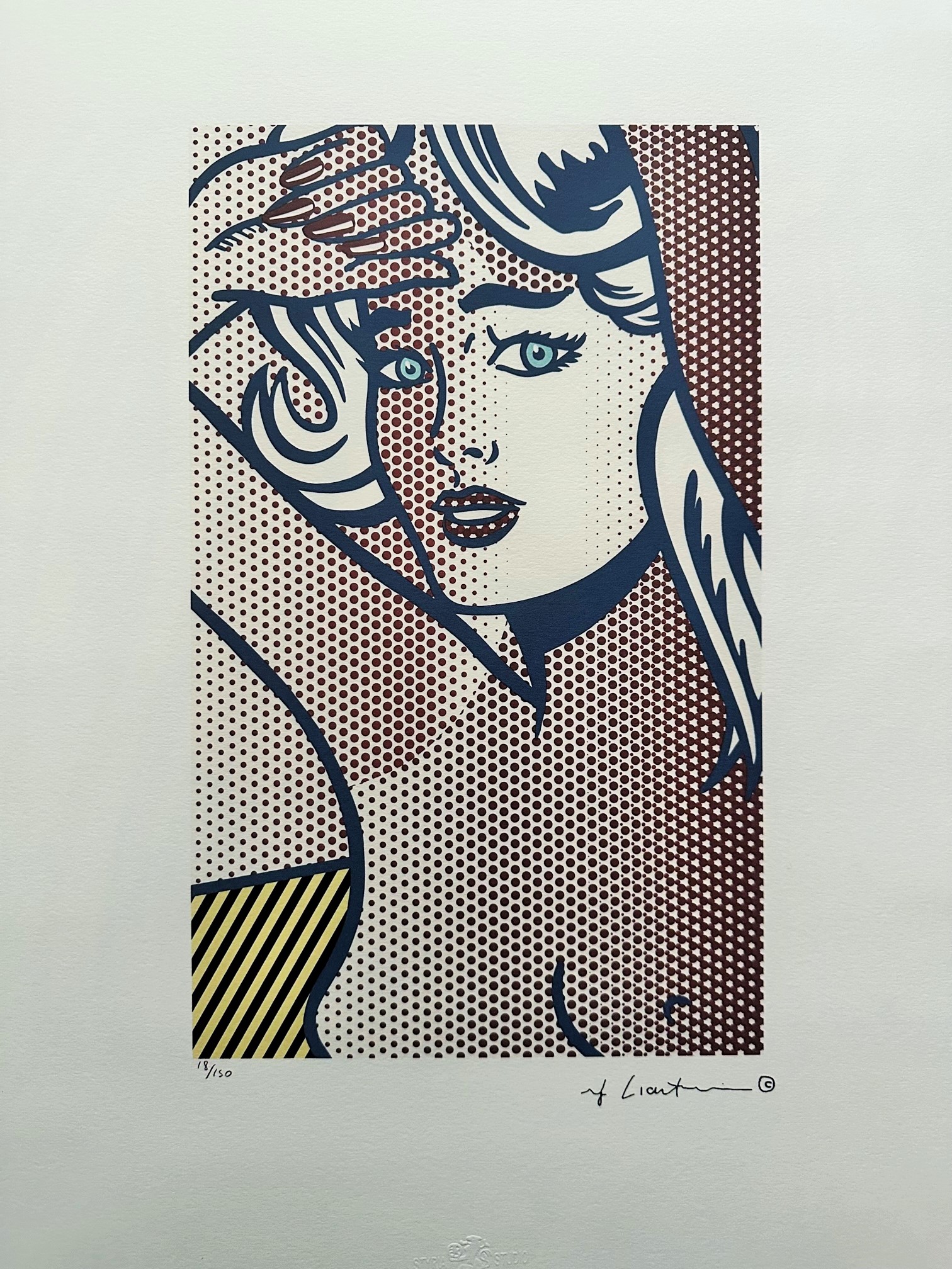 Nude With Blue Hair - Roy Lichtenstein – Image 1