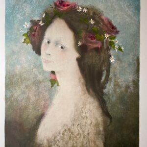 Jeune Fille A la Couronne Fleurie - André Braunecker