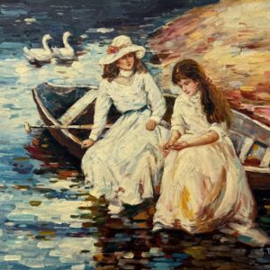 Femmes au Bord de la Mer - Ecole Française Xxe