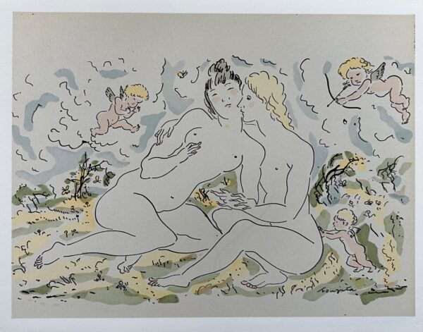 Les Amoureux - Foujita Tsuguharu Léonard