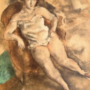 Femme Nue Assise - Jules Pincas Dit Pascin,