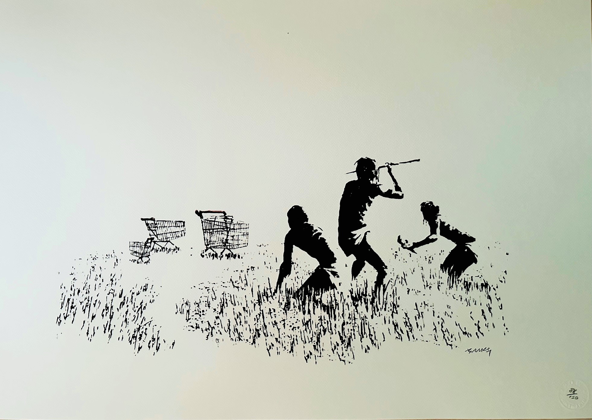 Chasseurs de Chariots - Banksy – Image 1