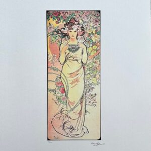 La Femme Animee en Fleurs - Alphonse Marie Mucha