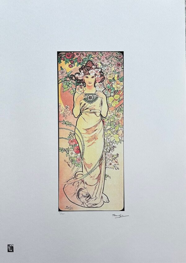 La Femme Animee en Fleurs - Alphonse Marie Mucha