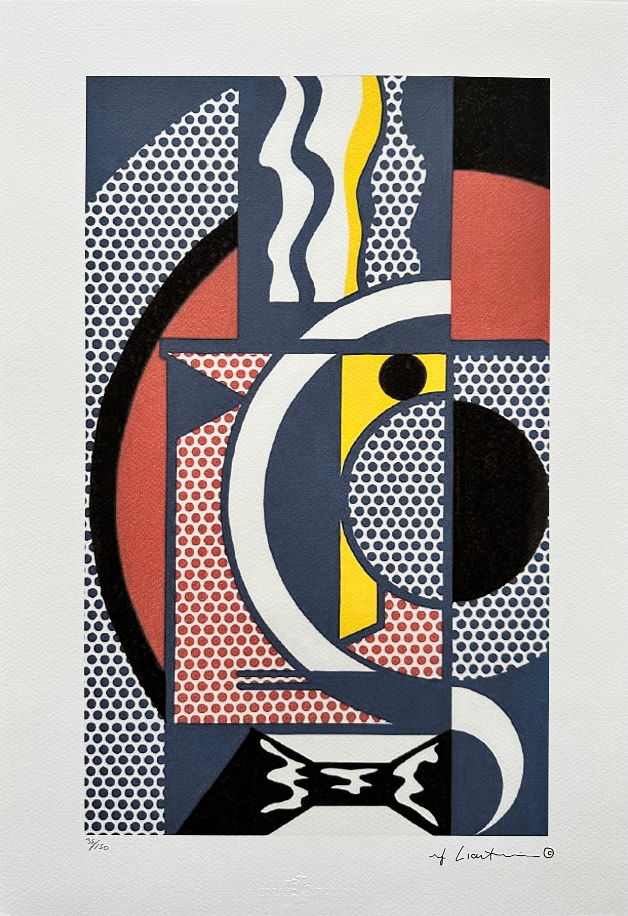 Composition Abstraite - Roy Lichtenstein – Image 1