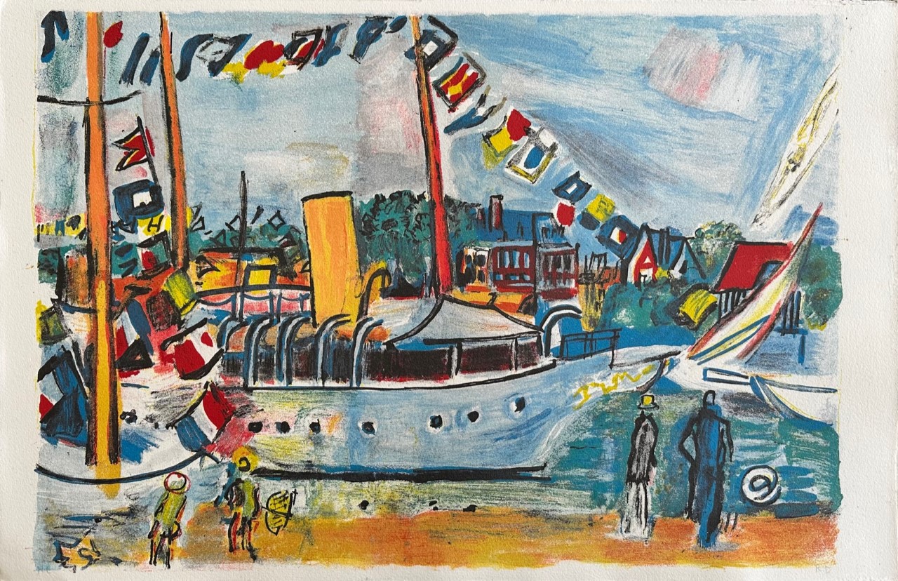 Honfleur le 14 Juillet - Raoul Dufy – Image 1