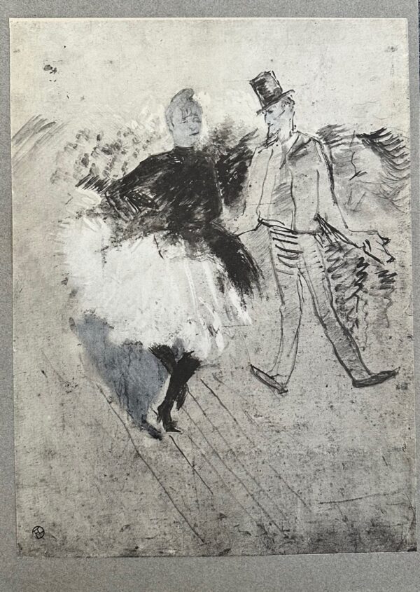 Au Moulin de la Galette. la Goulue et Valentin le Desosse - Henri De Toulouse Lautrec