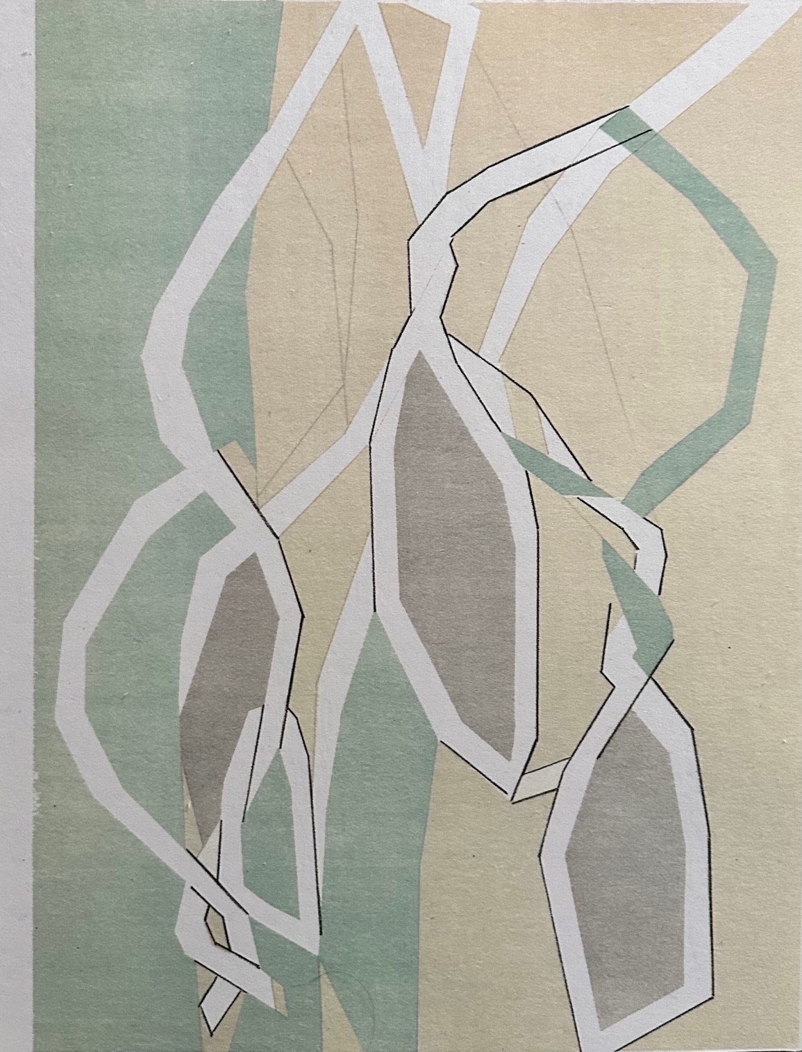 Composition en Vert, 1962 - André Beaudin – Image 1
