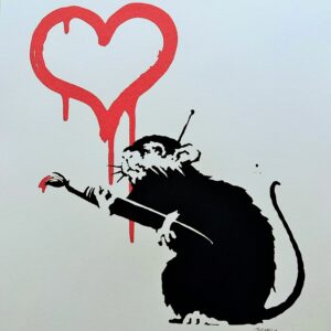 Couleur du Cœur du Rat - Banksy