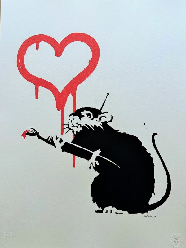 Couleur du Cœur du Rat - Banksy