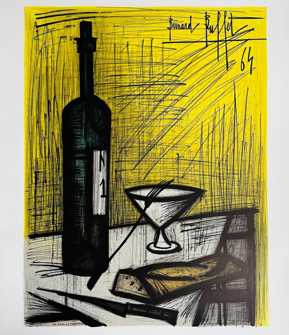 Vin et Pain 1964 - Bernard Buffet – Image 1