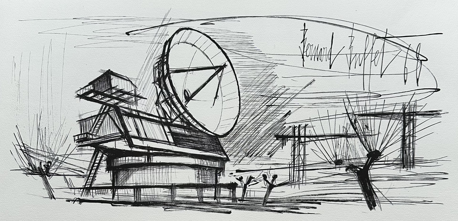 Station de Radar - Bernard Buffet – Image 1