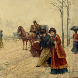 Scène de Marché Traditionnel - Henri Renaud  Xx