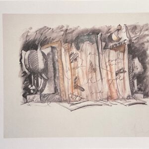 Etude pour la Bibliotheque Antbropique - Claes Oldenburg