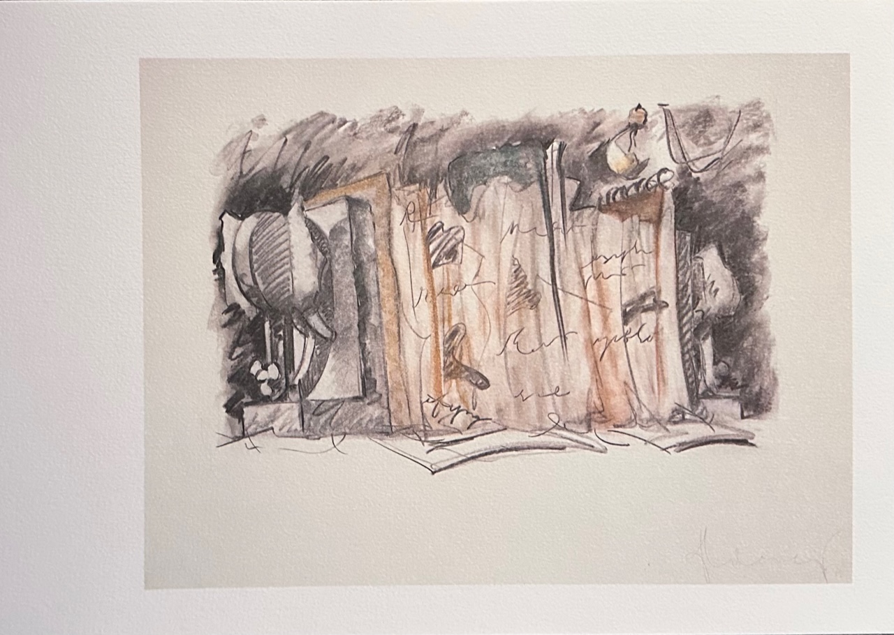 Etude pour la Bibliotheque Antbropique - Claes Oldenburg – Image 1