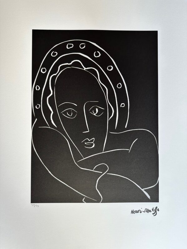 Le Regard Fixe, les Joues en Feu 1944 - Henri Matisse