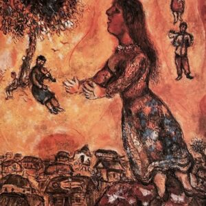 Arbres et Maisons - Chagall Marc