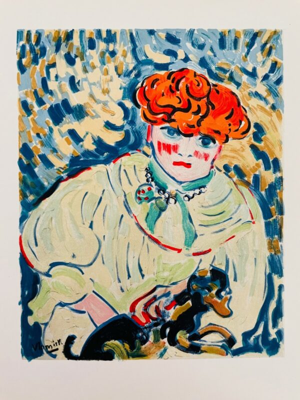 Femme au Chien - Maurice De Vlaminck