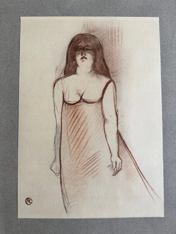 Mademoiselle Cocyte,Dans la Belle Helene A L'opera de Bordeaux - Toulouse-Lautrec Henri De