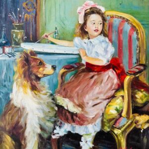 La Fille du Peintre - Henri Hart  Xxeme