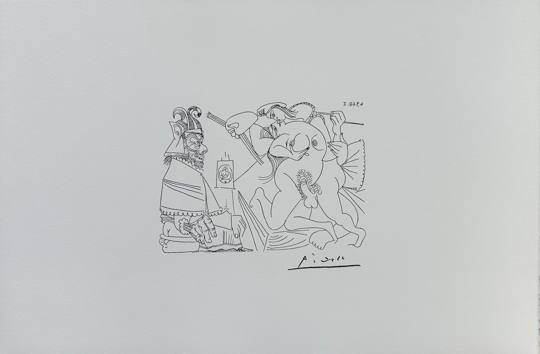 Pape Voyeur et Peintre Excite - Pablo Picasso – Image 1