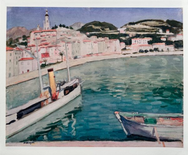 Le Port de Menton - Marquet Albert