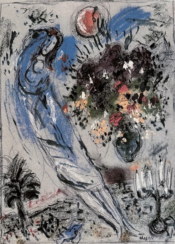 Femme au Bouquet - Chagall Marc