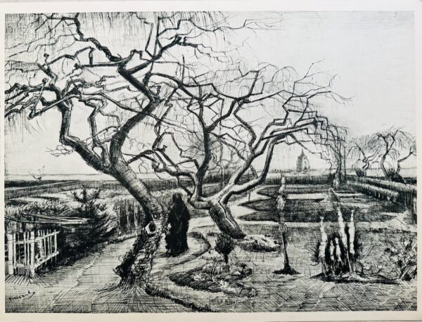 Le Jardin du Presbytere Nuenen en Hiver - Vincent Van Gogh