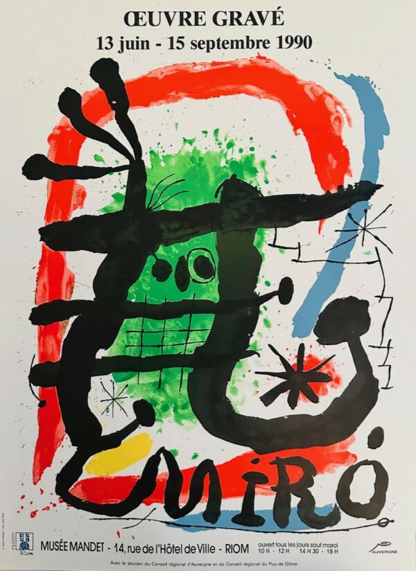 Personnage Surréaliste Vert - Joan Miro