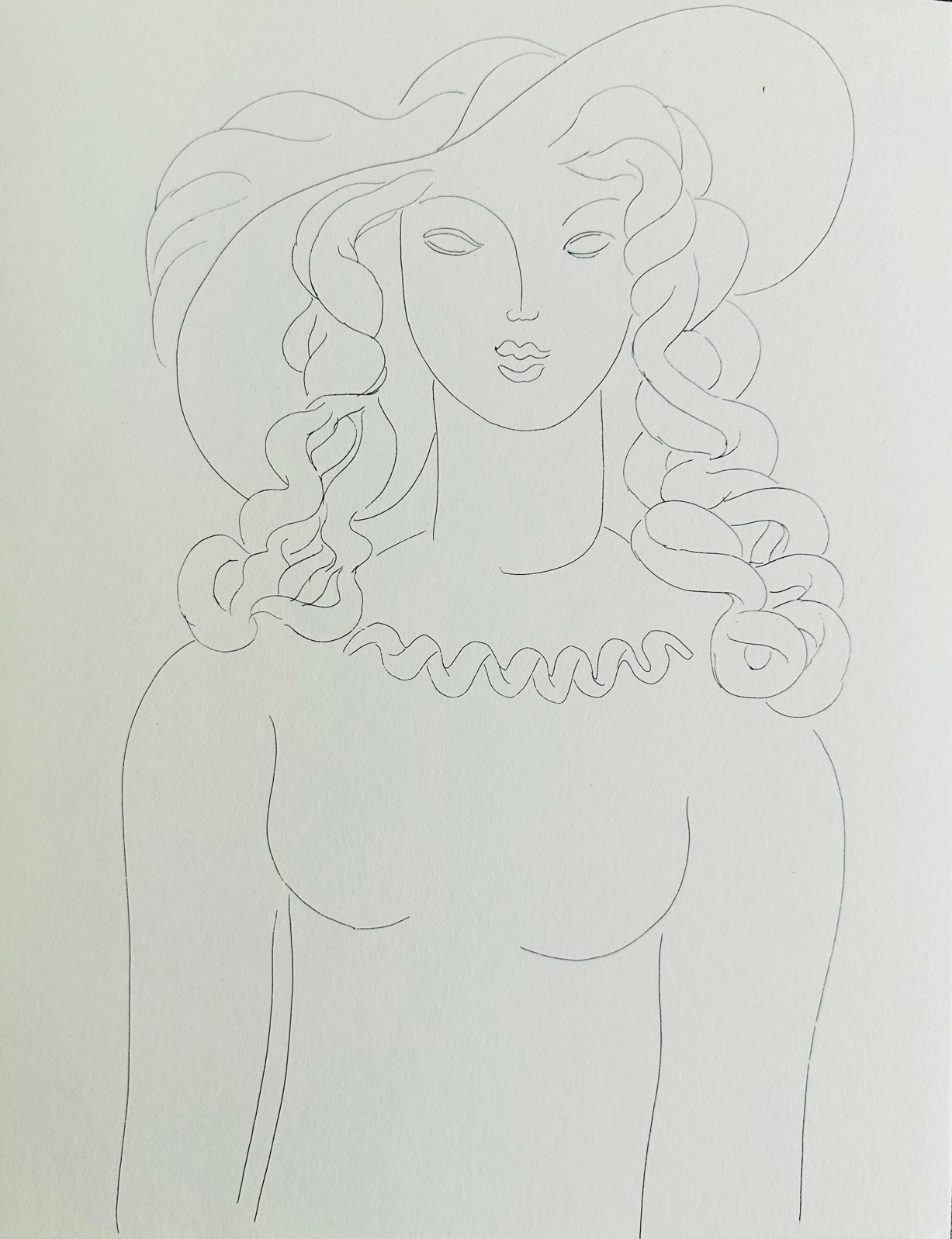 Jeune Femme au Chapeau - Henri Matisse – Image 1