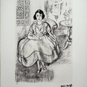 Le Repos du Modele - Henri Matisse