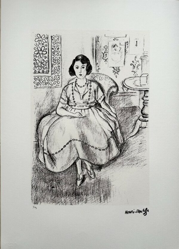 Le Repos du Modele - Henri Matisse