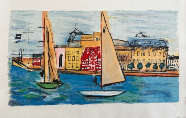 Depart des Voiliers du Port D’honfleur - Dufy Raoul