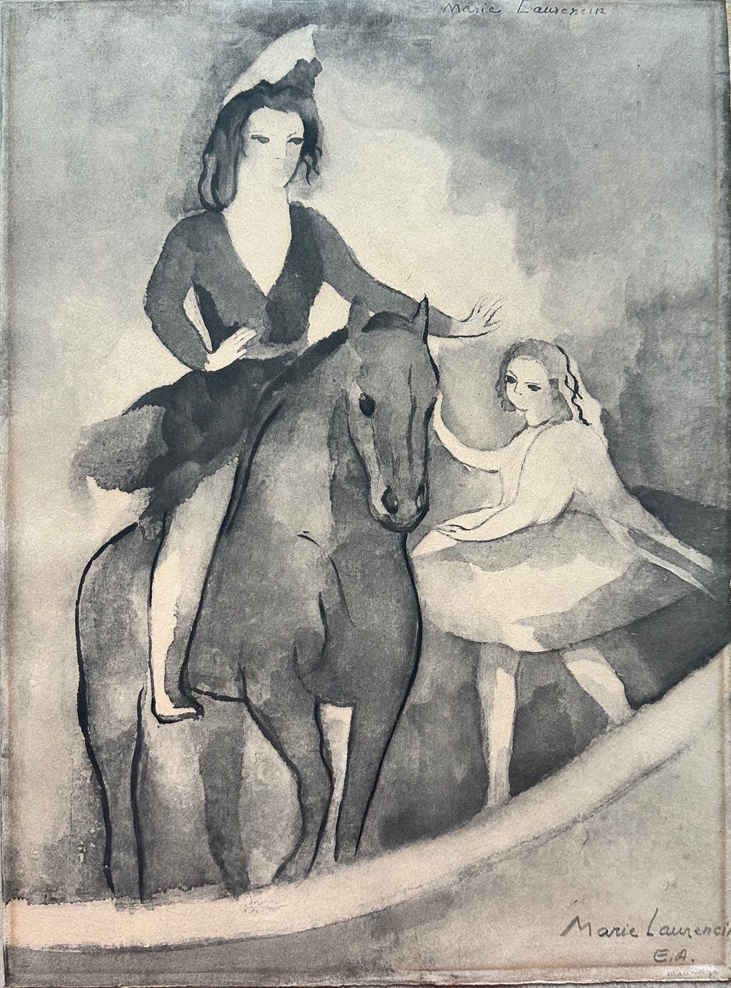 Dialogue sur la Danse Iv (Suite en Bistre) - Marie Laurencin – Image 1
