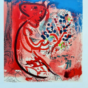 Femme aux Fleurs - Marc Chagall