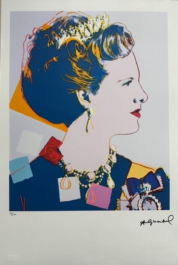 La Reine Margrethe - Andy Warhol