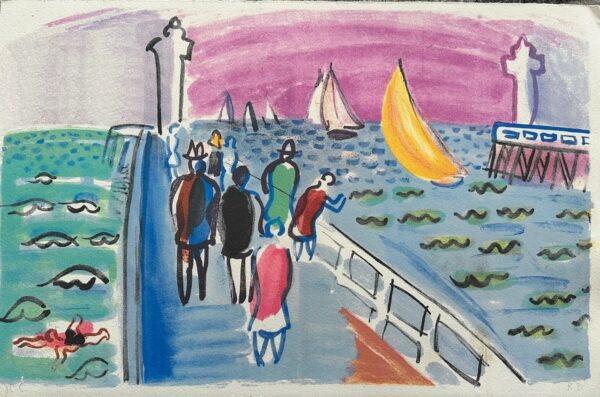 Premenade au Bord de Mer - Raoul Dufy