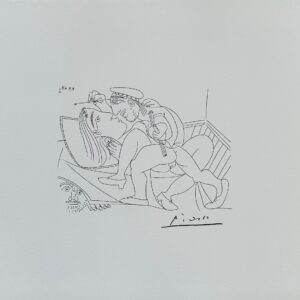 Michel-Ange Est Cache Sous le Lit - Pablo Picasso