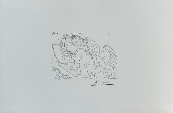 Michel-Ange Est Cache Sous le Lit - Pablo Picasso