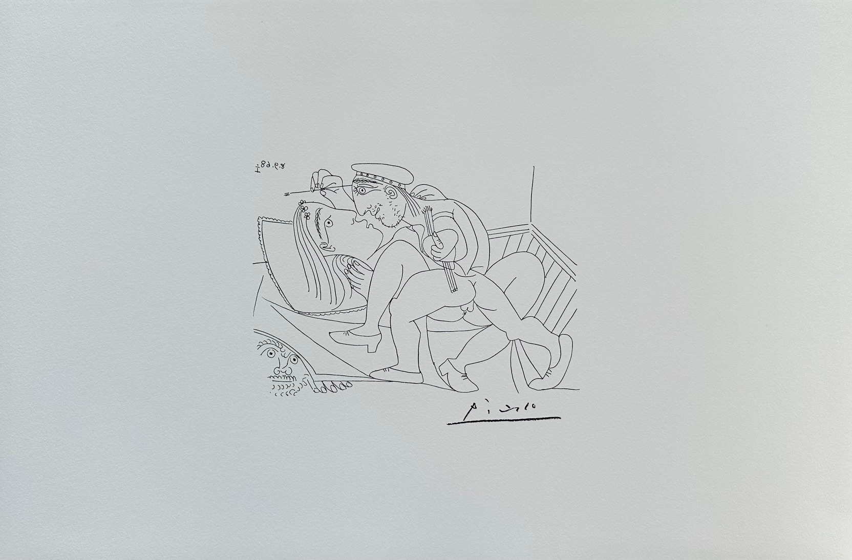 Michel-Ange Est Cache Sous le Lit - Pablo Picasso – Image 1