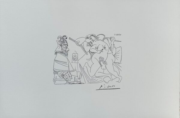 Pape Voyeur et Peintre Excite - Pablo Picasso