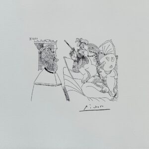 Raphaël et la Fornarina Xviii, de la Suite 347 - Pablo Picasso