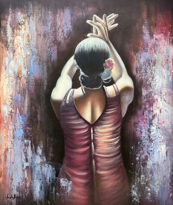 Danseuse du Flamenco du Dos - William Hodgkins