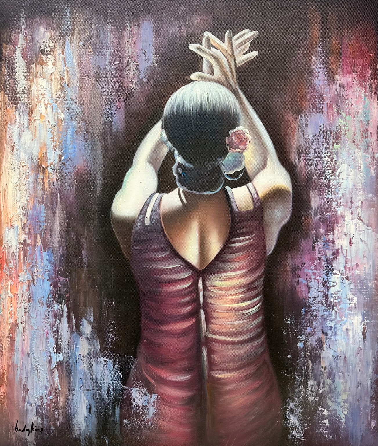 Danseuse du Flamenco du Dos - William Hodgkins – Image 1