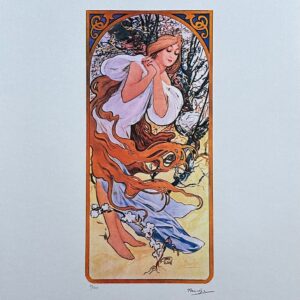 Les Quatres Saisons - Mucha Alphonse Marie